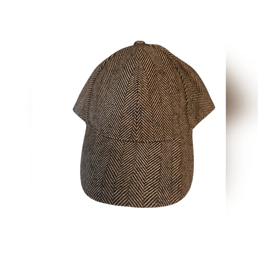 BOTVELA Wool Baseball Cap for Men Adjustable Unstructured Tweed Hat new